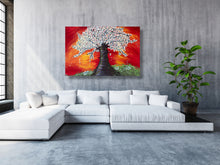 Load image into Gallery viewer, Sakura- White Cherry Blossom Canvas Wall Art - Alinato Art