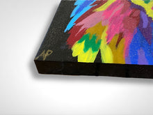 Load image into Gallery viewer, Jungle King- Colorful Lion Painting- Abstract Wall Art - Alinato Art