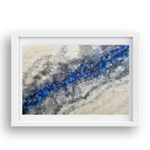 Load image into Gallery viewer, Sapphire River- Large Abstract Art- Framed Wall Art - Alinato Art