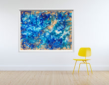 Load image into Gallery viewer, Aegean Sea- Large Abstract Wall Art- Framed Art for Sale - Alinato Art

