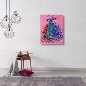 Disney Gown- Colorful Dress Abstract Painting - Alinato Art