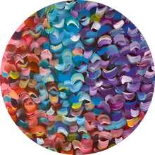 Load image into Gallery viewer, Disney Gown- Colorful Dress Abstract Painting - Alinato Art
