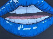 Load image into Gallery viewer, Close Talker- Abstract Lip Wall Art- Framed Art - Alinato Art
