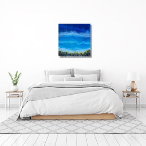 Sponge Worthy- Beach Resin Art- Wood Panel - Alinato Art