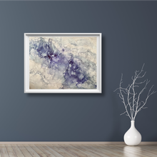 Load image into Gallery viewer, Moonriver- Abstract Light Blue Wall Art - Alinato Art

