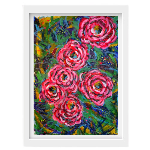 Apology Flowers- Abstract Acrylic Painting - Alinato Art
