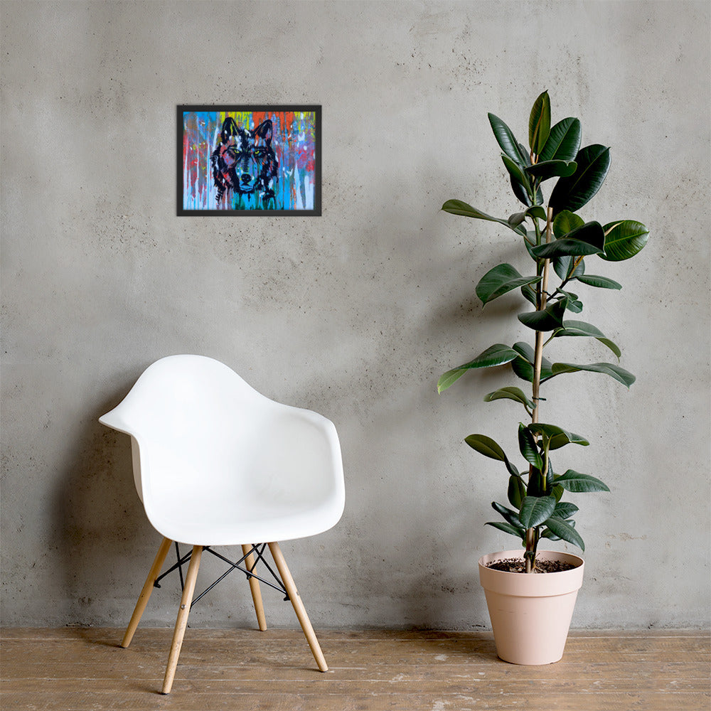Double Dip Print- Abstract Work Canvas Print- Framed Art - Alinato Art