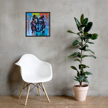 Load image into Gallery viewer, Double Dip Print- Abstract Work Canvas Print- Framed Art - Alinato Art
